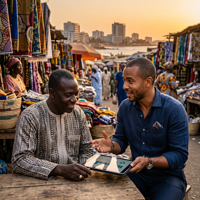 March&eacute; africain